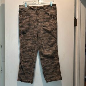 Anthropologie Camouflage Pants